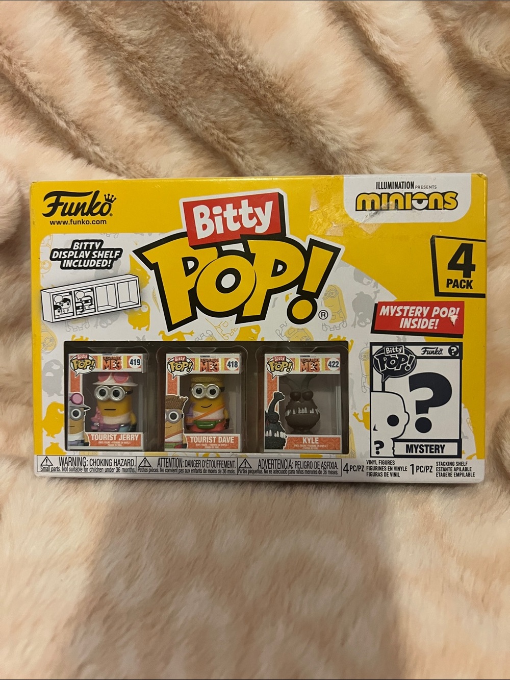 Funko Bitty Pop! Minions 4-Pack Yellow Box